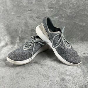 Kizik Unisex Madrid Eco Knit Comfort Sneakers Heathered Grey Size M 10 W 11.5